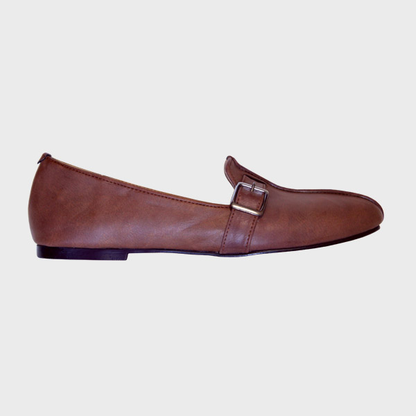 Sepatu Wanita Handmade Flat CONE BROWN